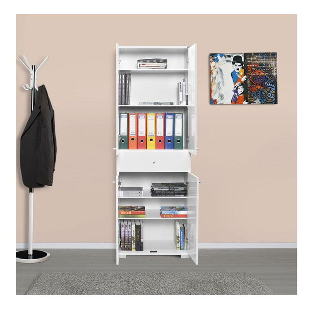 Ormar s policama Aufalenzza (bijela)