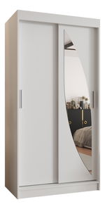 Ormar za garderobu 100 cm Milain (bijela)