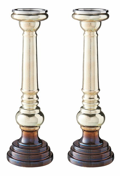 Set 2 sfeșnice 40 cm Imara (Auriu)