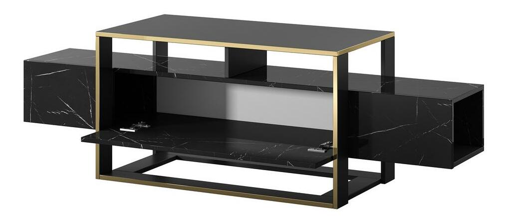 Tv szekrény/asztal Extra (fekete márvány)
