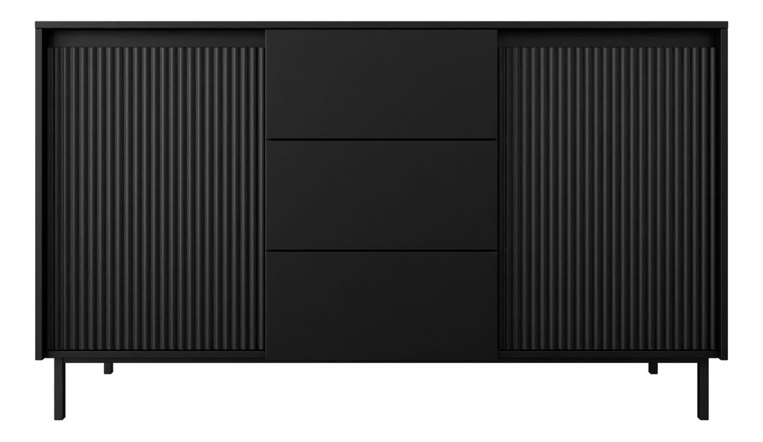 Comodă Somkera 2D3SZ (Negru) *resigilat