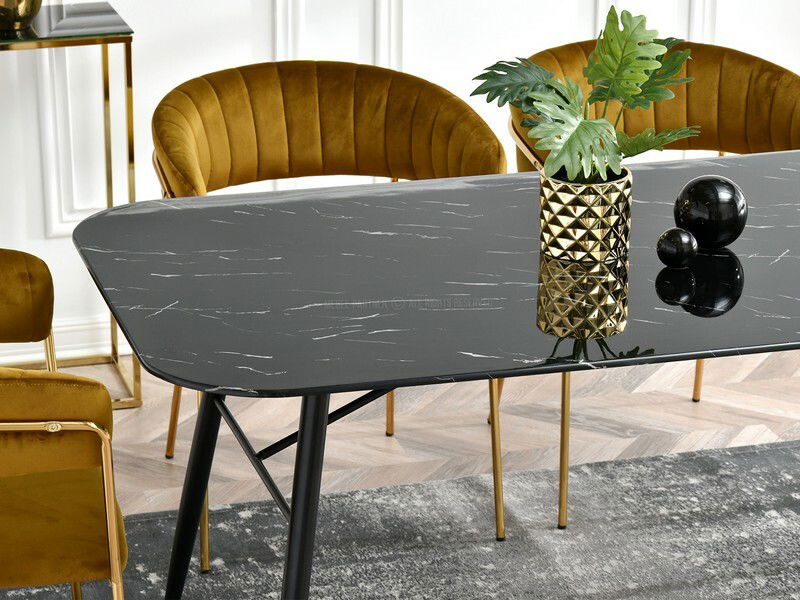 Jedálenský stôl Barno (čierna)