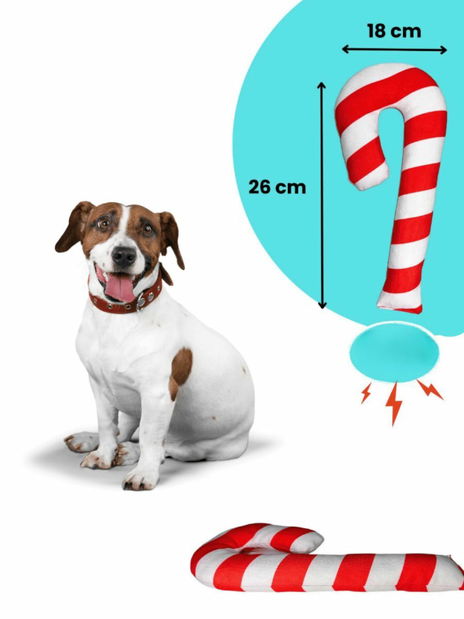 Hračka pre psa Havia (hnedá + červená)