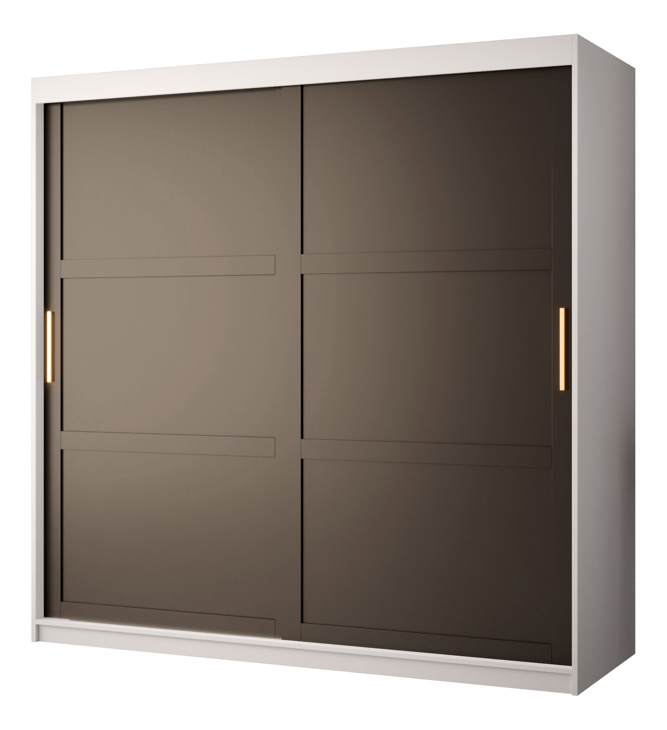 Ruhásszekrény Riven 1 180 (matt fekete + matt fekete)