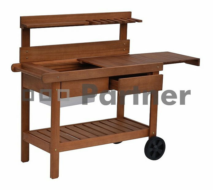 Záhradný servírovací stolík Coruna (Eukalyptus)