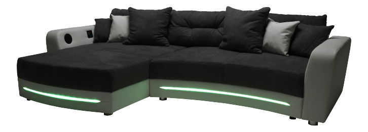 Rohová sedačka Liodal (P) (s audiosystémom a LED)