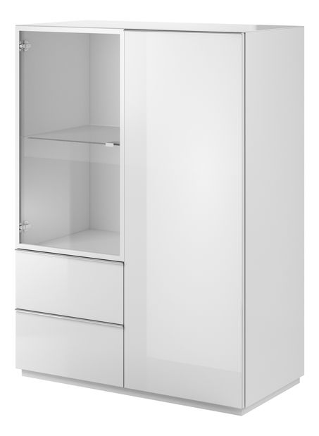Vitrin Henry Typ 44 (fehér + magasfényű fehér)