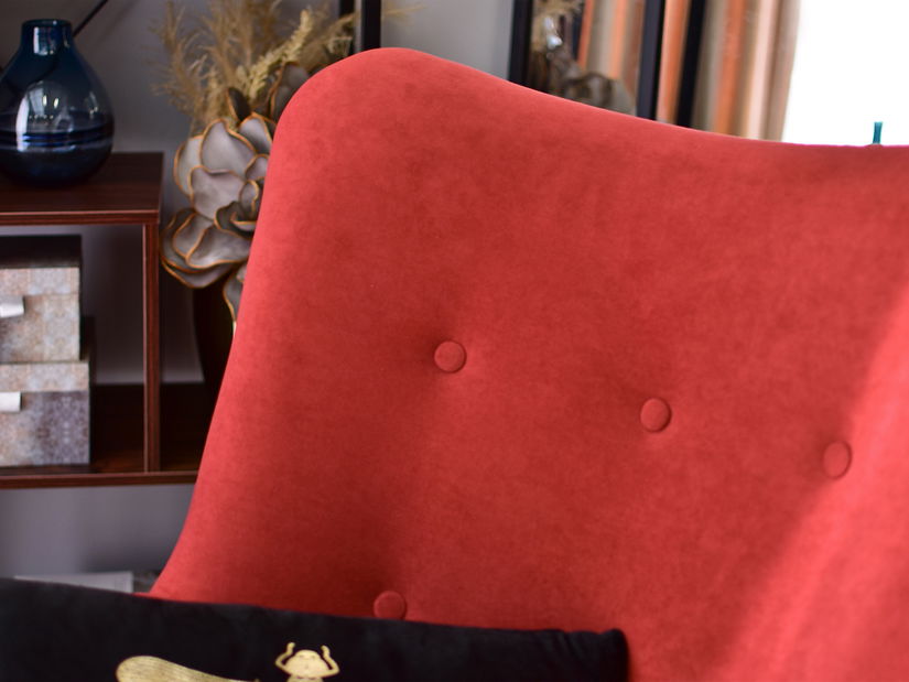 Hojdacie kreslo Laurentino (čierna)