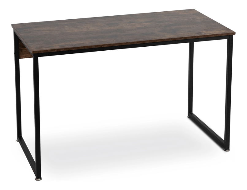 Masă de scris Regular (stejar rustic + negru) 