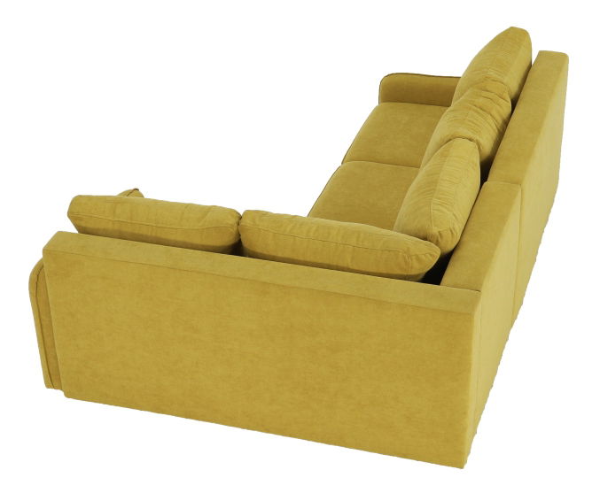 Rohová sedačka Lerat (horčicová) (P)