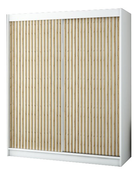 Dulap de haine 180 cm Ladonna 1 (alb mat)