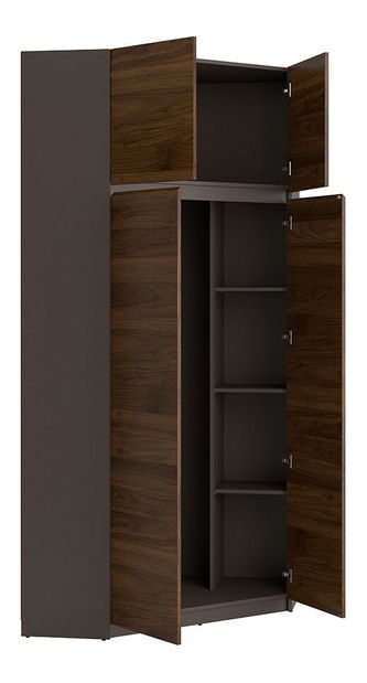 Rohová šatníková skriňa BRW Moden SZFN2D