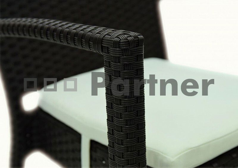 Záhradná zostava Napoli I. 1+4 (hnedá) (um. Ratan)