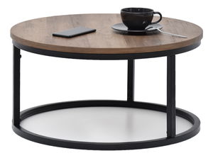 Măsuță de cafea Kolja Stolik S (nuc + negru)