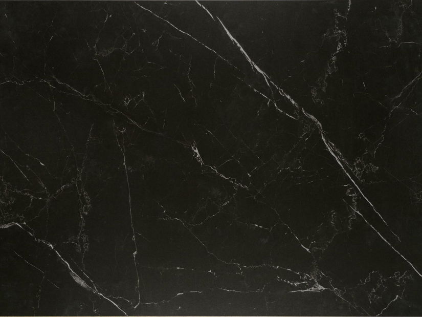 Masă de sufragerie Victory (marmură negru + negru) (pentru 6 și mai multe persoane)