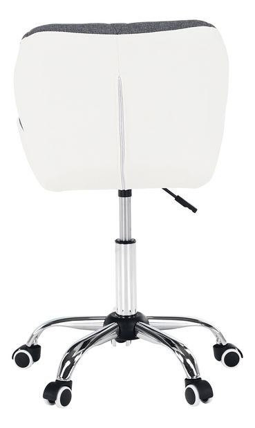 Set uredskih fotelja (2 kom.) Badda (siva + bijela) *rasprodaja