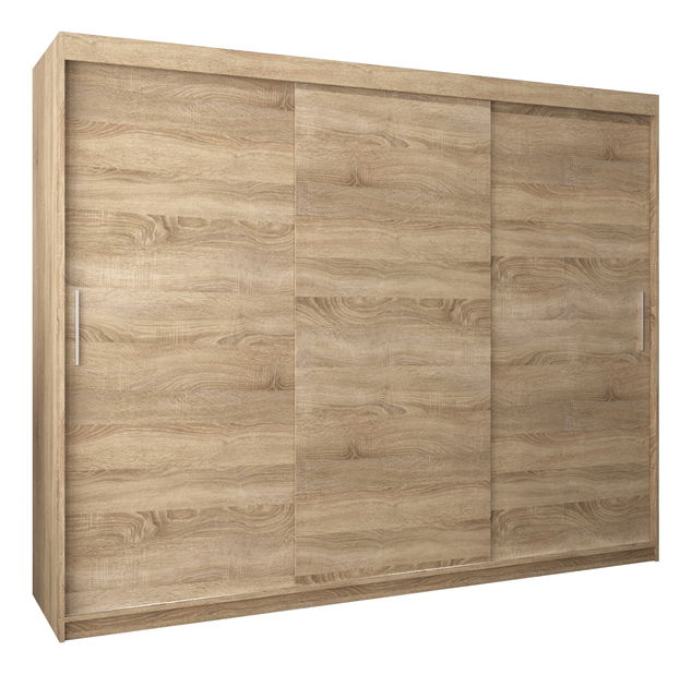 Dulap de haine 250 cm Toki (stejar sonoma + stejar sonoma)