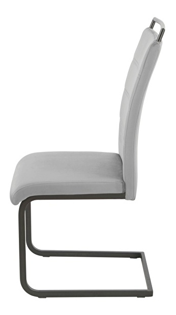 Jedálenská stolička Harold (sivá + čierna)