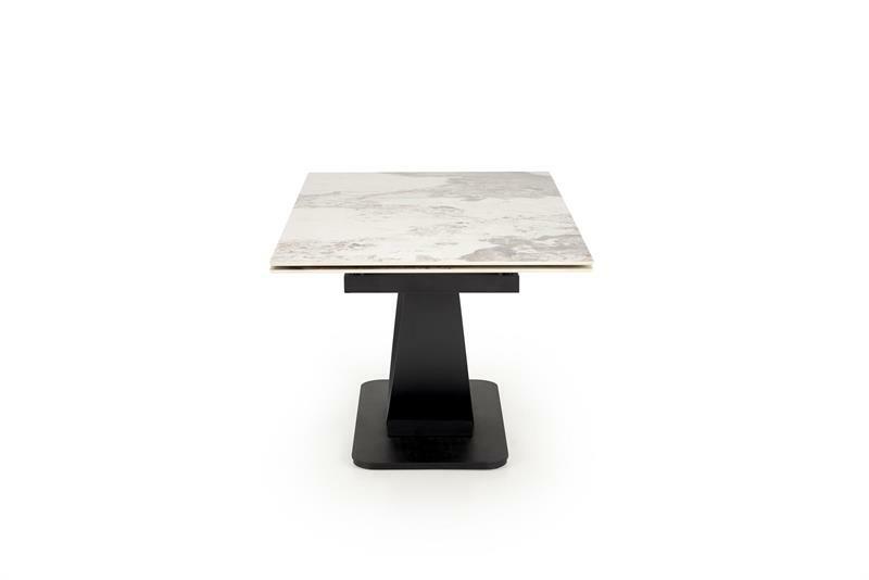 Étkezőasztal Fergie (fehér márvány + fekete) (6 és több személy számára)
