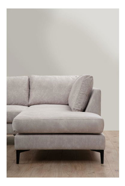 Sarokkanapé U Portobeno 1 (bézs + fekete)