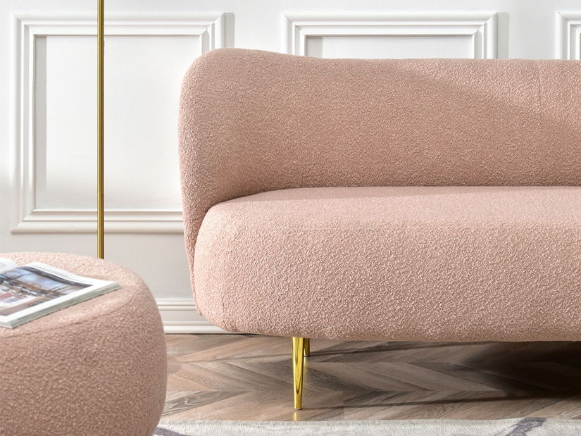 Kétszemélyes kanapé Cadmio 2 (arany)