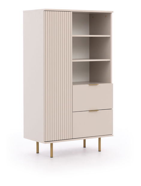 Policová skriňa Nalani R1D2SZ (kašmírová)