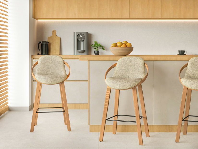Scaun bar Lageze (bej + stejar)