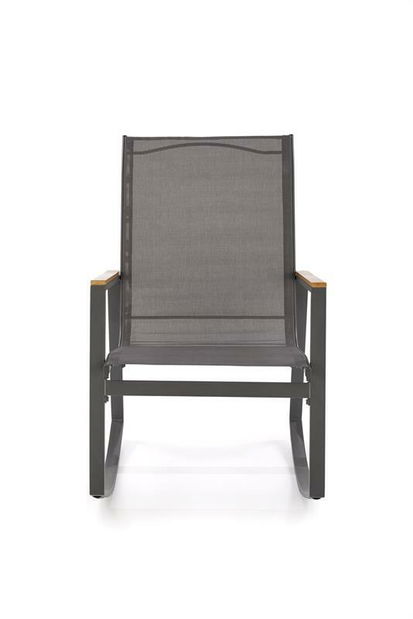 Vrtna fotelja za ljuljanje Zamant (siva)