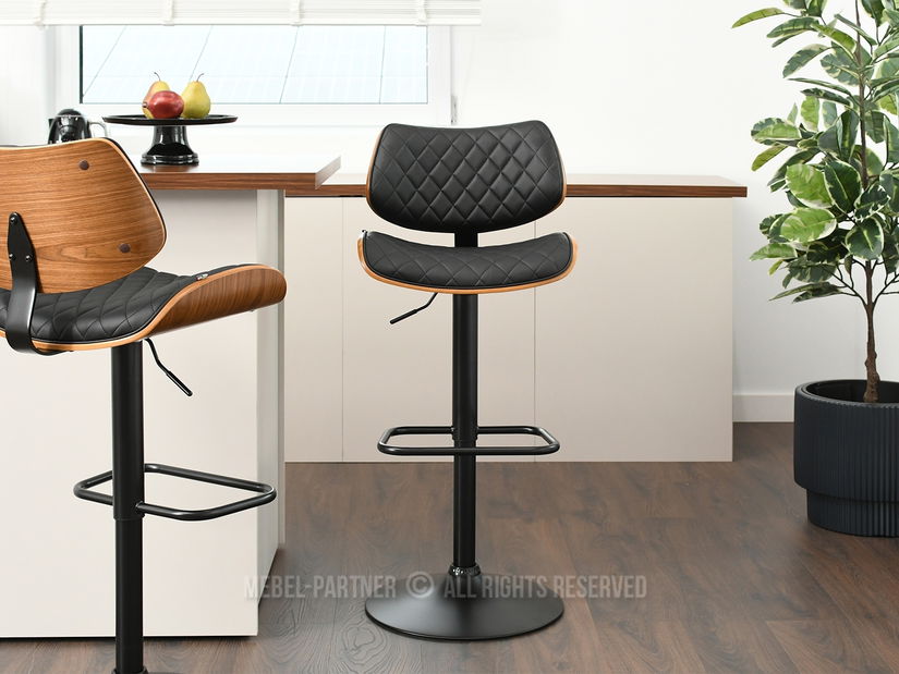 Scaun Hasky (nuc închis + negru)