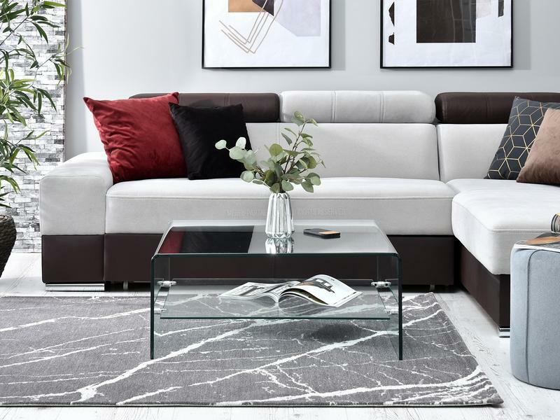 Dohányzóasztal Bevit (átlátszó)