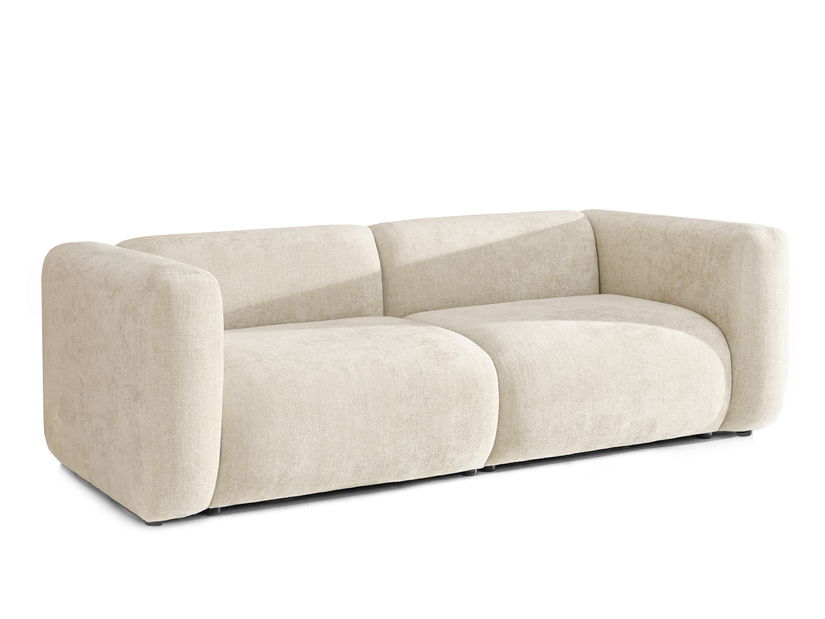 Canapea două locuri Baltza (bej + negru)