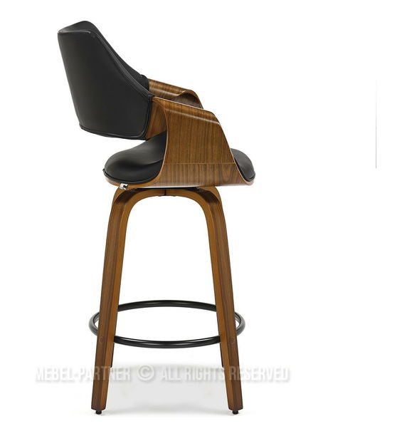 Scaun bar Rolenzono H65 (negru)