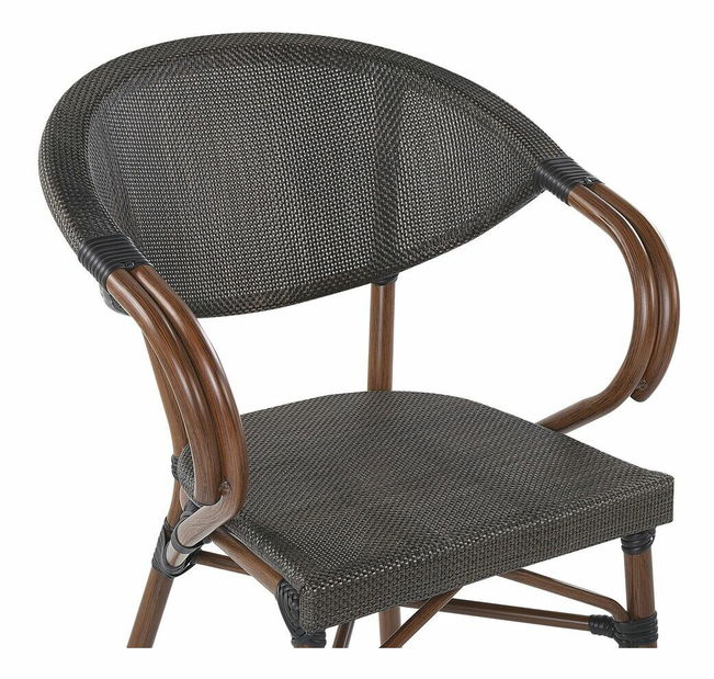 Kerti szék szett (4 db.) Carlene (szürke)