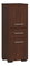 Kúpelňová skrinka Fulgor 2D 1SZ (wenge)
