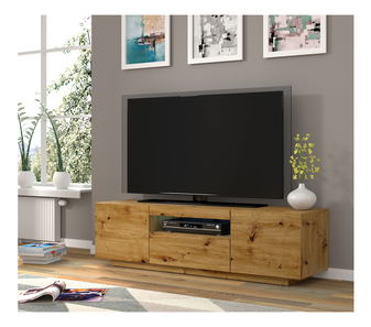 TV stolić/ormarić Aurinko 150 (hrast artisan) (s rasvjetom)