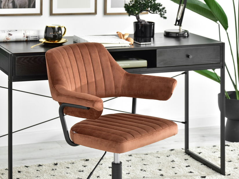 Scaun Merylyn (cupru + negru)