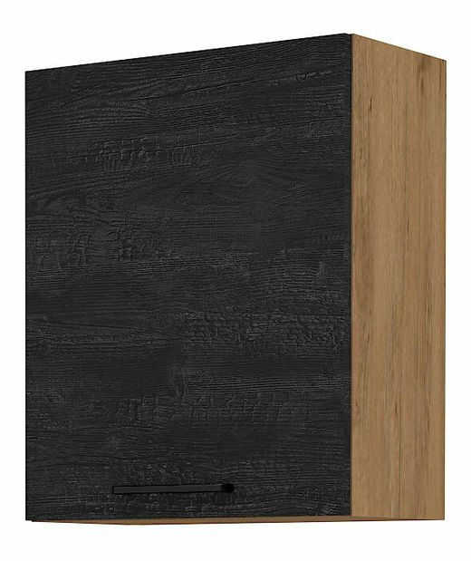 Dulap superior de bucătărie Virion 60 G 72 1F (Stejar lancelot + lemn închis)