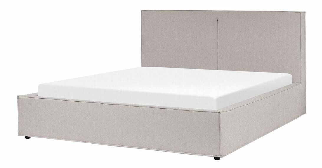 Franciaágy 180 cm Napoli Bonell (szürke) (ágyráccsal és matraccal, és tárolóhellyel)