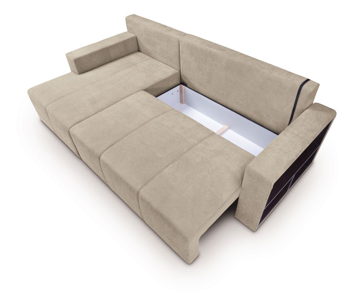 Rohová sedačka BRW Mateo II Lux 3DL URC (béžová) (L)