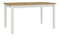 Rozkladací jedálenský stôl Deasal 80 x 140 180 II (dub artisan + biela) (pre 4-8 osôb)