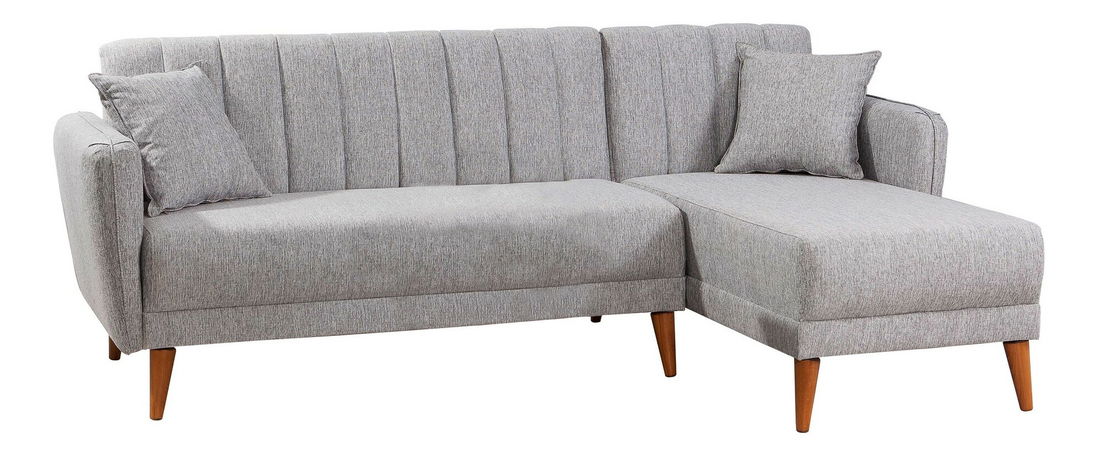 Sarok ülőgarnitúra Adrie (J) (szürke)