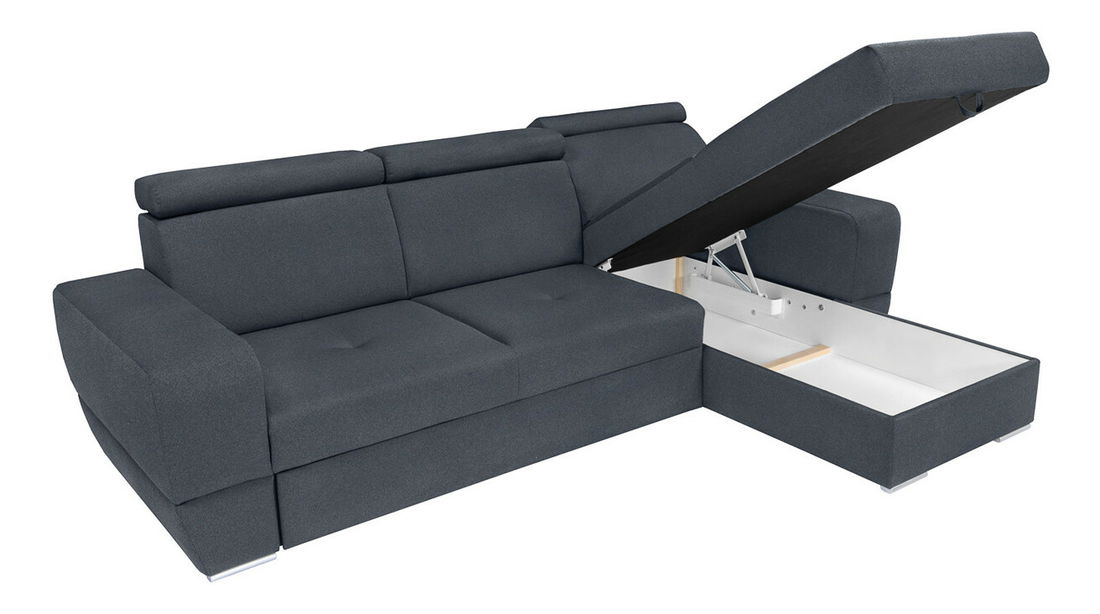 Rohová sedačka BRW Paola II 2F (modrá) (P)