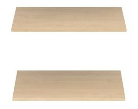 Poličky do skrine BRW Tip Top TSZF/2d/POL (2 ks.) (Javor)