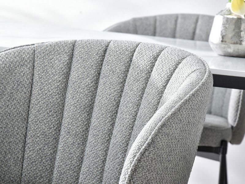 Scaun Felix (gri + auriu)