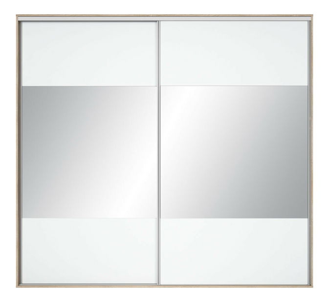 Šatníková skriňa BRW Nadir 260 (so zrkadlom)