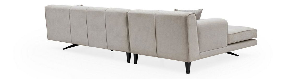 Kutna garnitura Jivagona (L) (bež + crna)