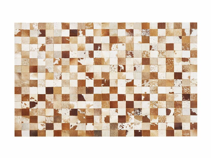 Koberec 140x200 cm CALIMA (patchwork hnedá)