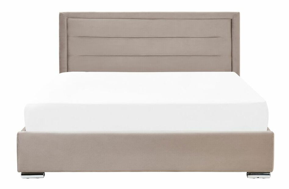 Franciaágy 180 cm Valhala (rózsaszín) (ágyráccsal és tárolóhellyel)