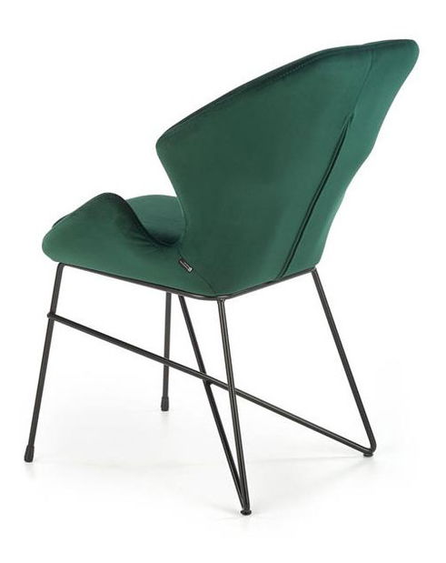 Scaun de sufragerie Koh (Verde închis)