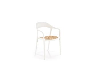 Kerti szék  Karo (fehér + természetes)